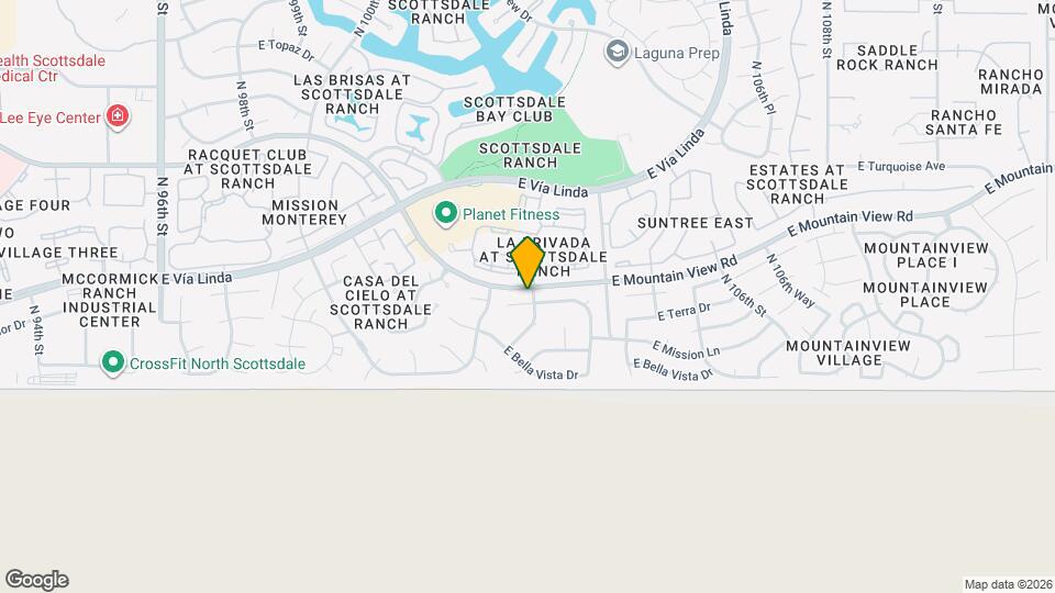 10198 E San Salvador Dr Map and Location Details