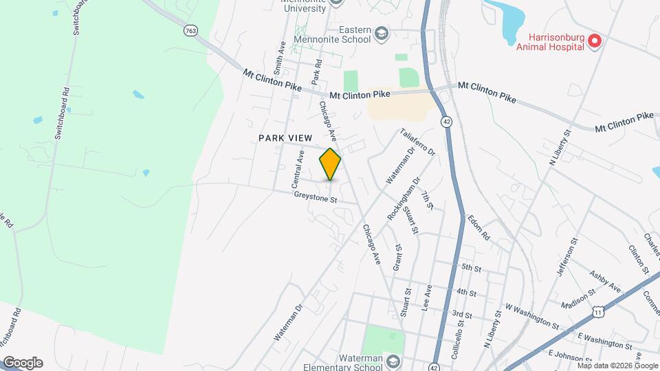 923 Park Ln Map and Location Details