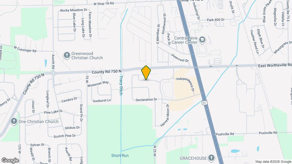 105 Winterwood Dr Mapa y Detalles de la Ubicación