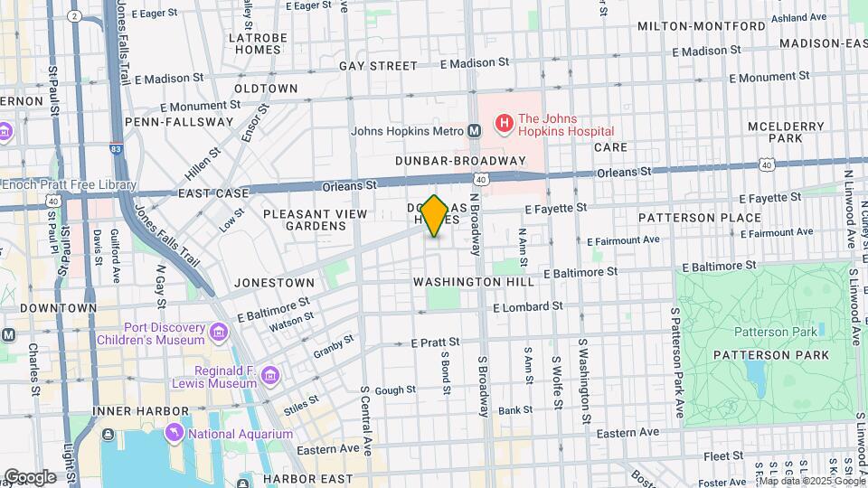 1524 E Fairmount Ave Mapa y Detalles de la Ubicación