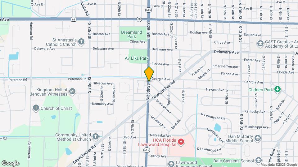 Live Oak Villas LPD Map and Location Details
