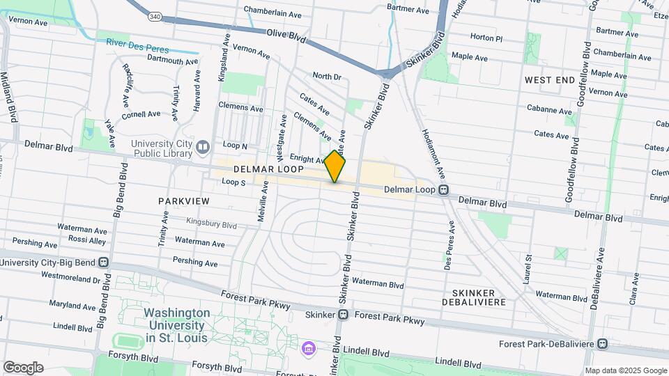6248 Delmar Blvd, Unit 201 Map and Location Details