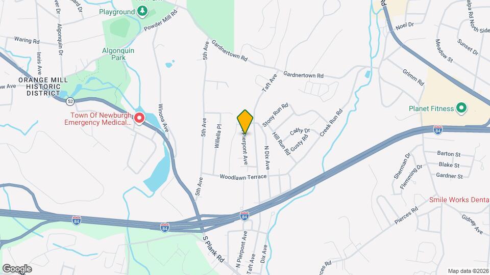 134 N Pierpont Ave Map and Location Details