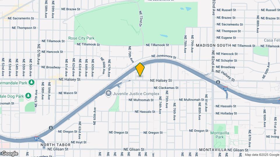 7123-7125 NE Halsey St Map and Location Details