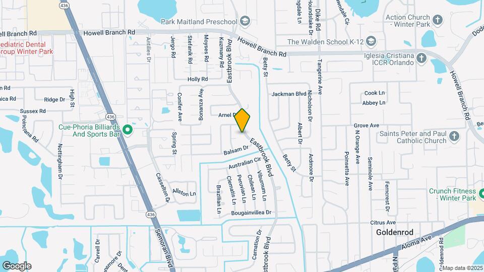 2045 Eastbrook Blvd Map and Location Details