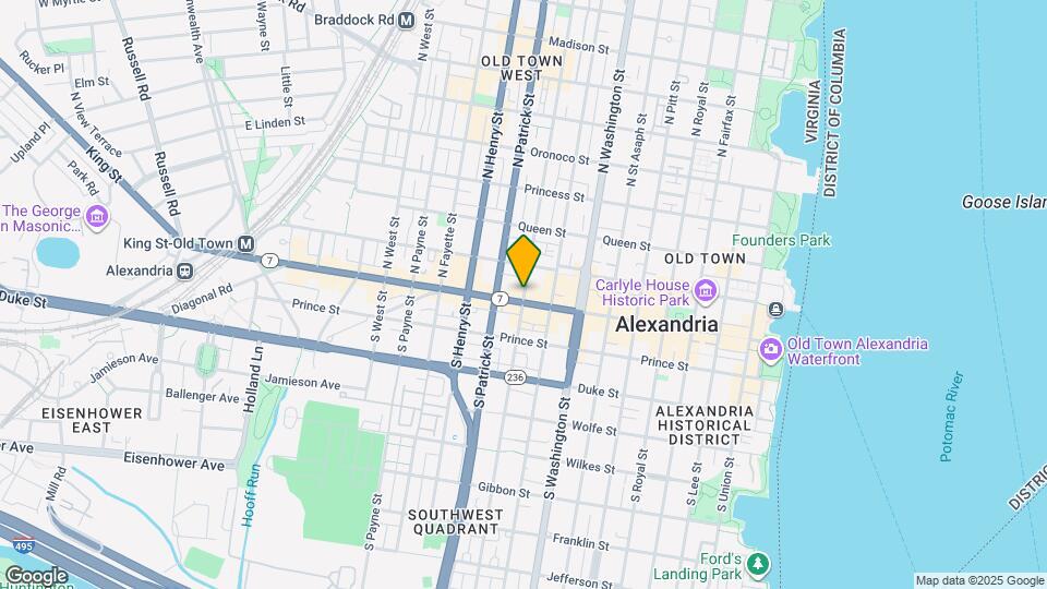 304 N Alfred St Map and Location Details