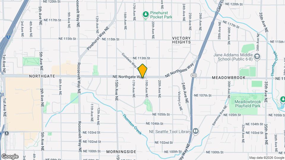 1731 NE Northgate Way Map and Location Details