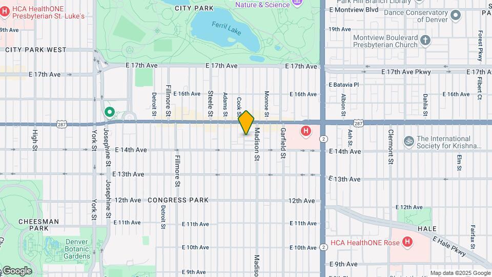 1440 Cook St Mapa y Detalles de la Ubicación