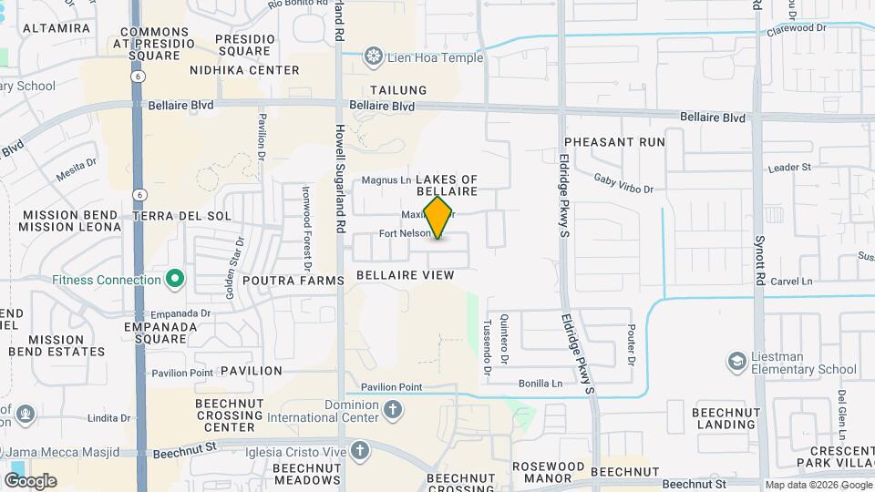 13910 Fraser Lake Ln Map and Location Details