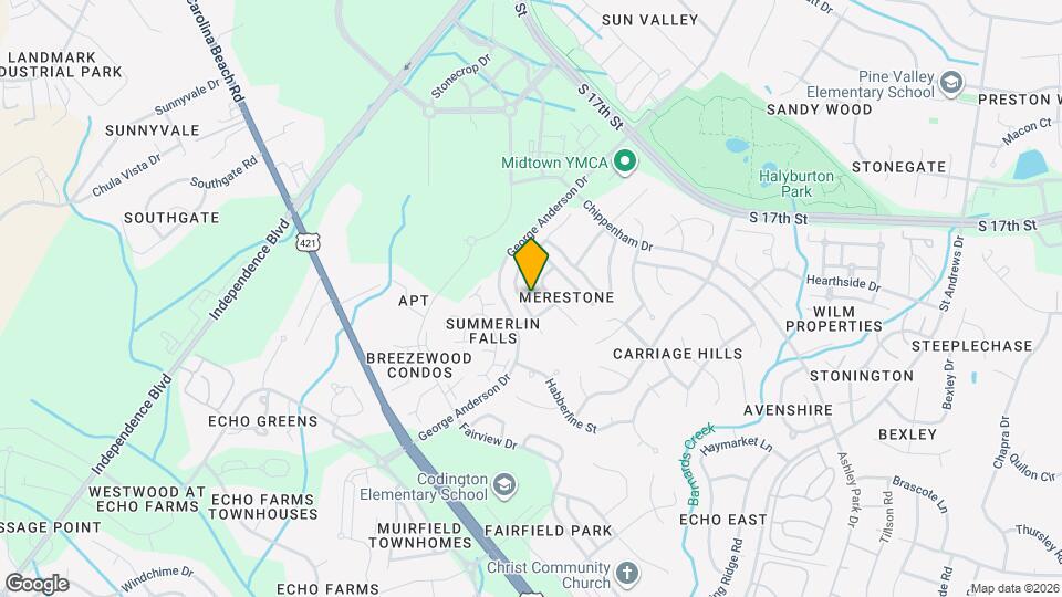 829 Ruffin St Map and Location Details