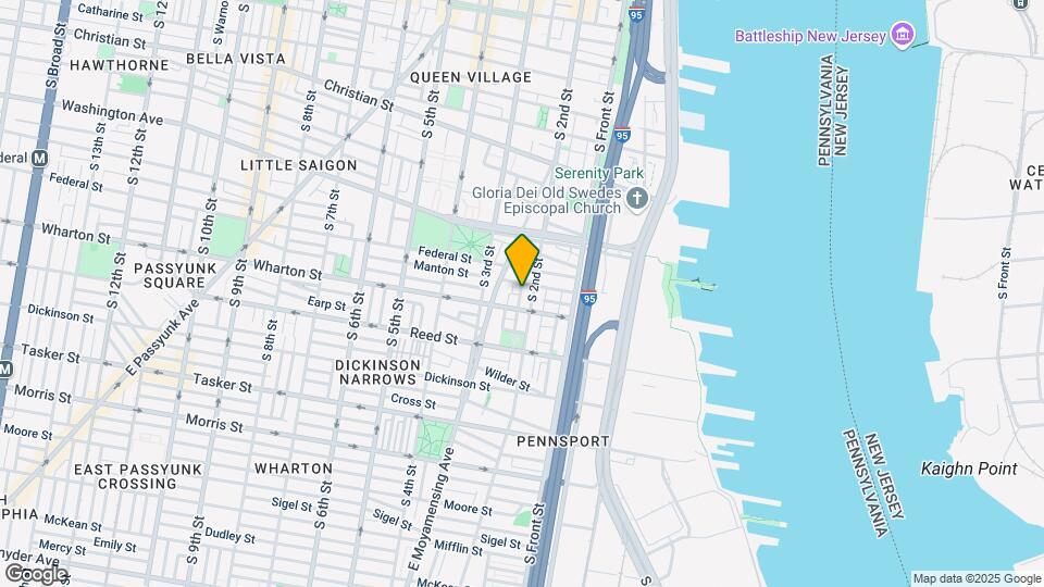 1227 S Philip St-Unit -1st Floor Map and Location Details