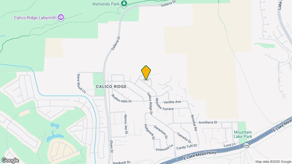 905 Rhyolite Terrace Map and Location Details