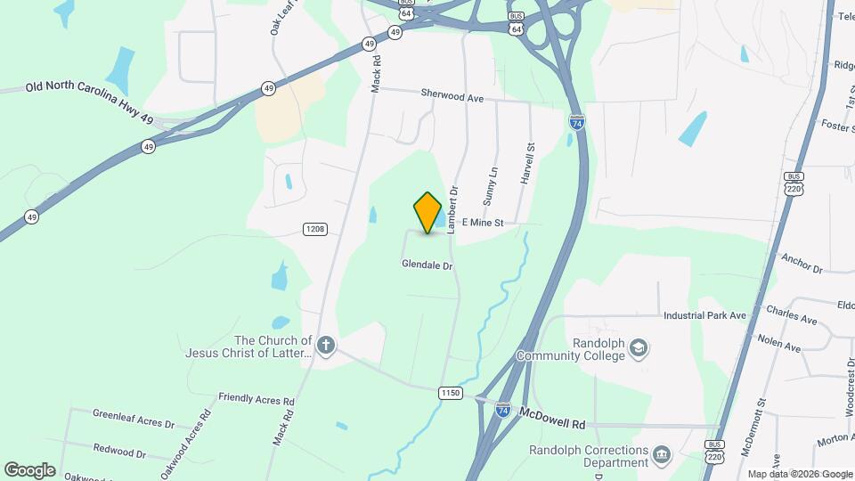 633 W Mine St, Unit 633 West Mine St. Asheboro, NC 27205 Map and Location Details