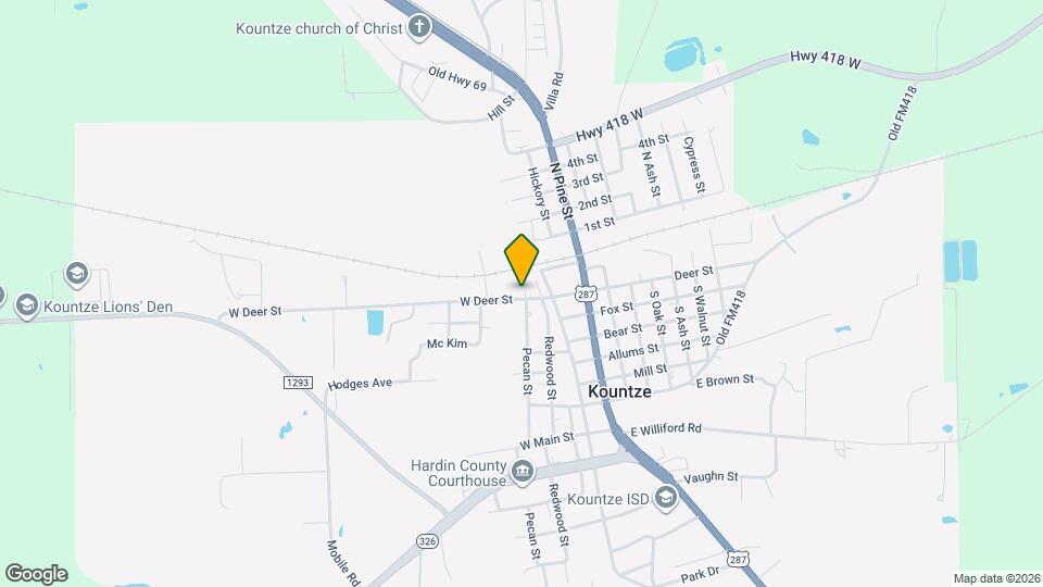 150 Pecan St Map and Location Details