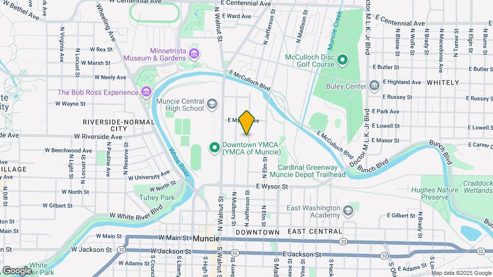 709 N Jefferson St Map and Location Details