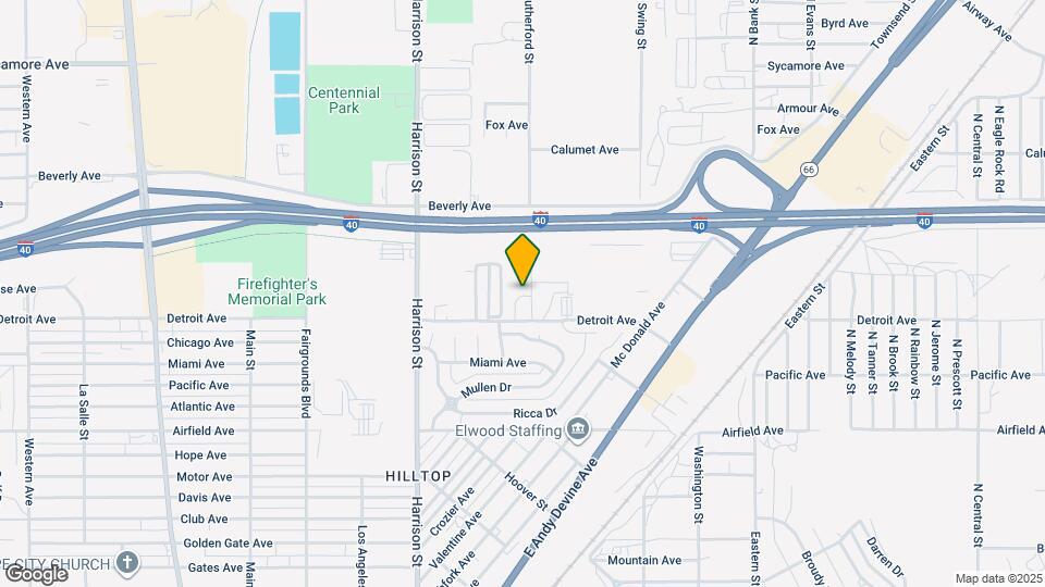 3145 Rutherford St Map and Location Details