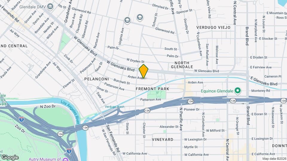 670 Arden Ave Map and Location Details