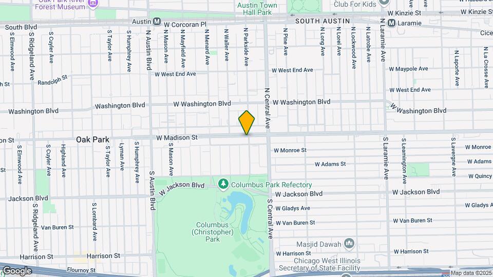 5647 W Madison St Map and Location Details