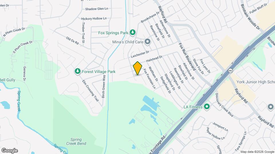 2510 Fox Water Dr Map and Location Details