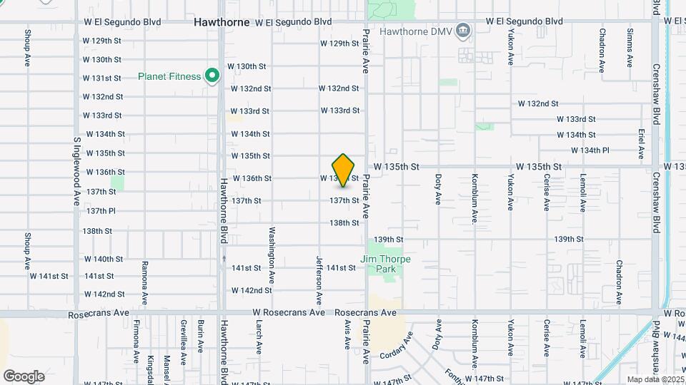4059 W 137th St, Unit # C Map and Location Details
