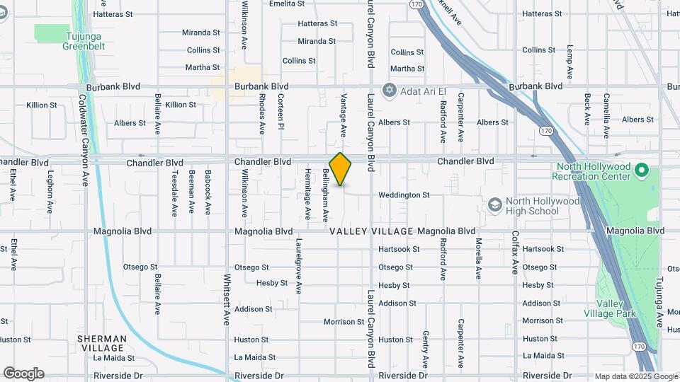 5301 Vantage Ave Mapa y Detalles de la Ubicación