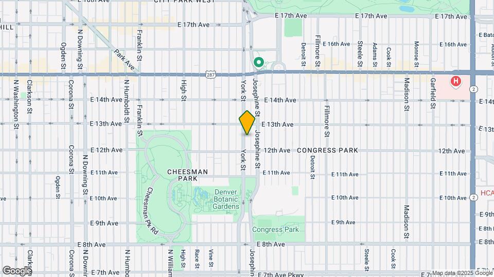1240 York St Map and Location Details