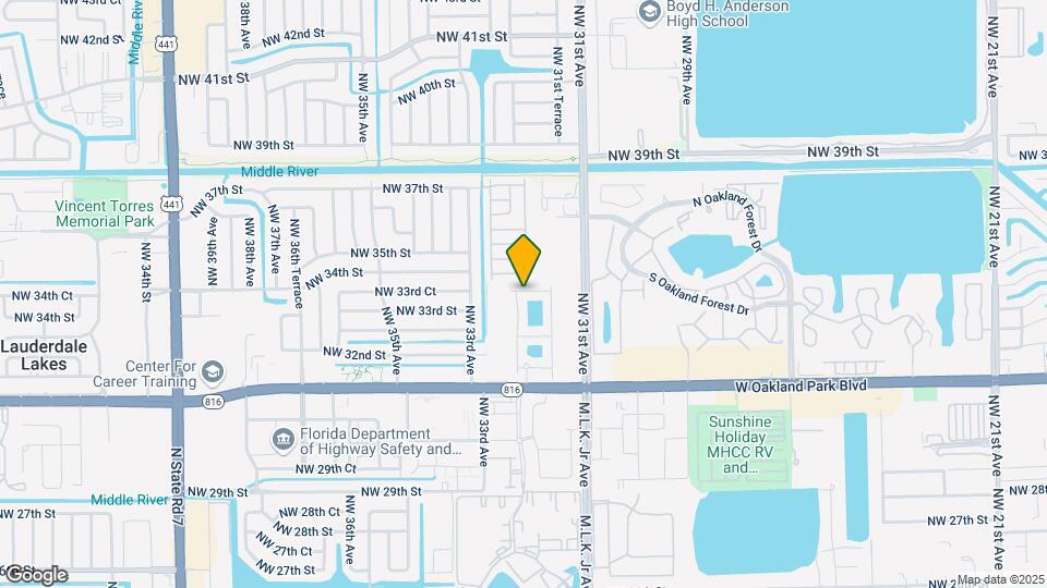 3204 NW 33rd St Map and Location Details