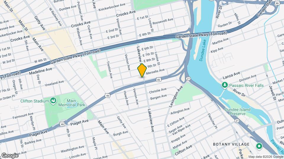 284 Lakeview Ave Apartments and Nearby Clifton Apartments For Rent