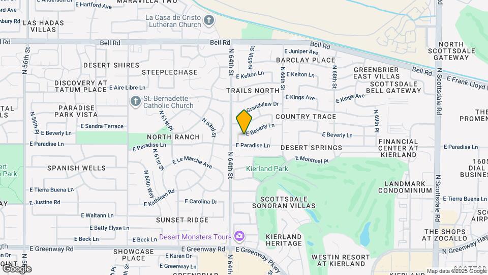 6415 E Beverly Ln Map and Location Details