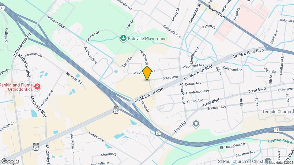 607 Pinetree Dr Map and Location Details