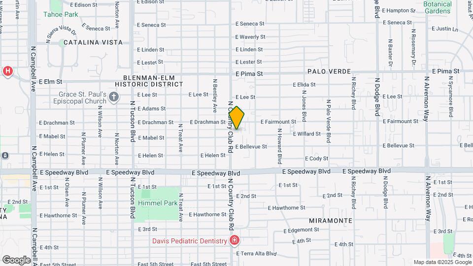 1350 N Country Club Rd Map and Location Details