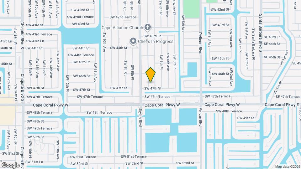 4623 SW 7th Pl Map and Location Details