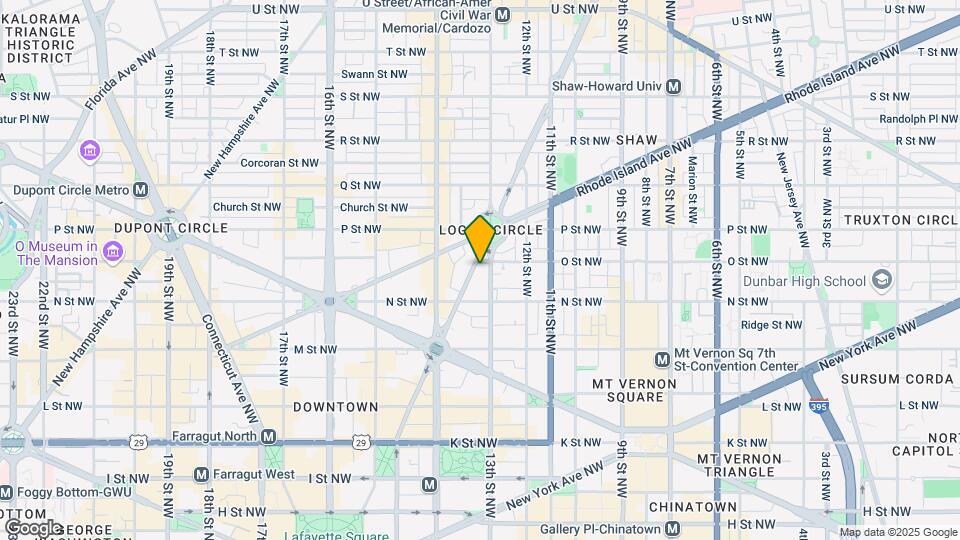 1339 Vermont Ave NW Map and Location Details
