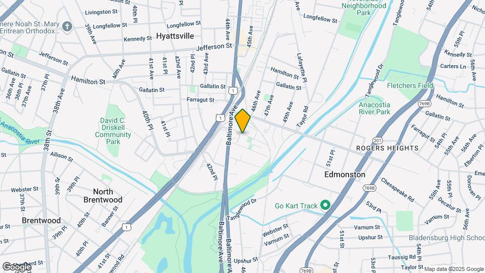 4505 Emerson St Map and Location Details