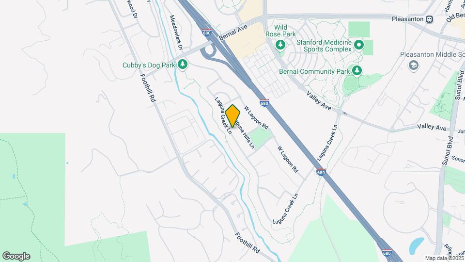 1705 Laguna Creek Ln Map and Location Details