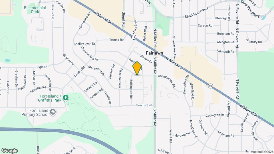 2844 Chamberlain Rd, Unit A Map and Location Details