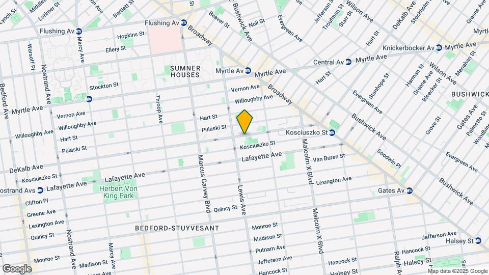 980 Dekalb Ave Map and Location Details