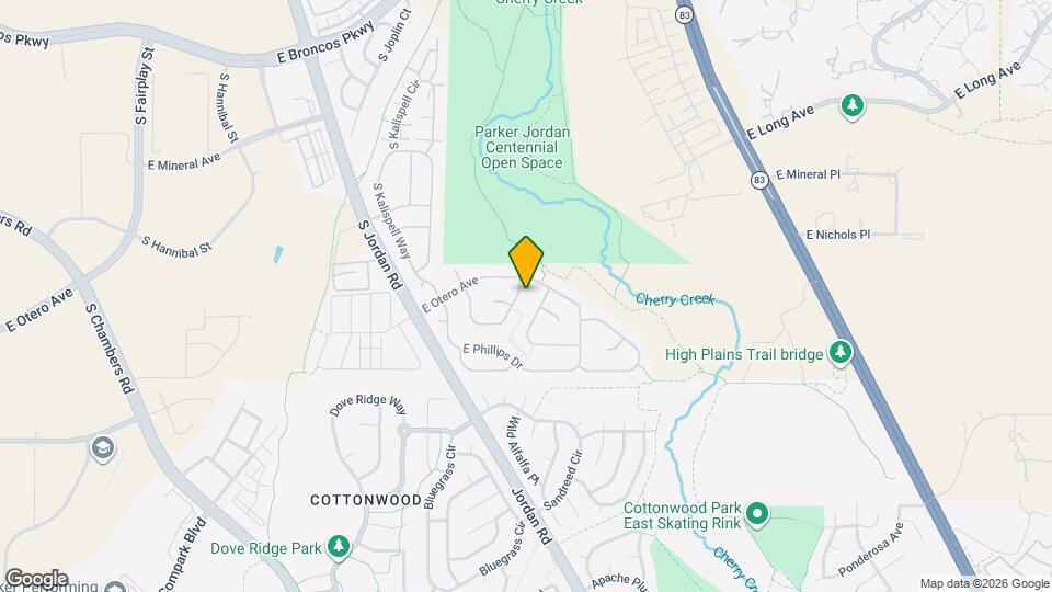 8126 S Memphis Way Map and Location Details