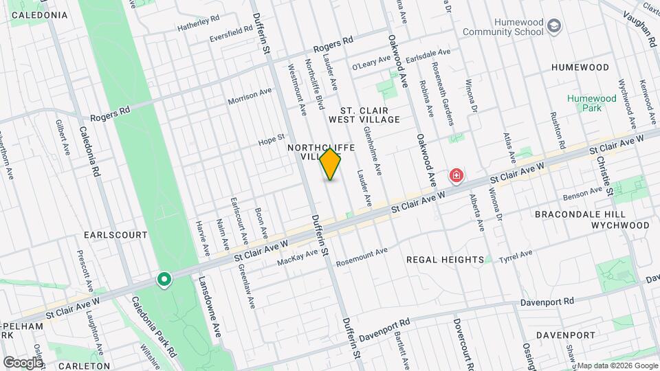 167 Westmount Ave Map and Location Details