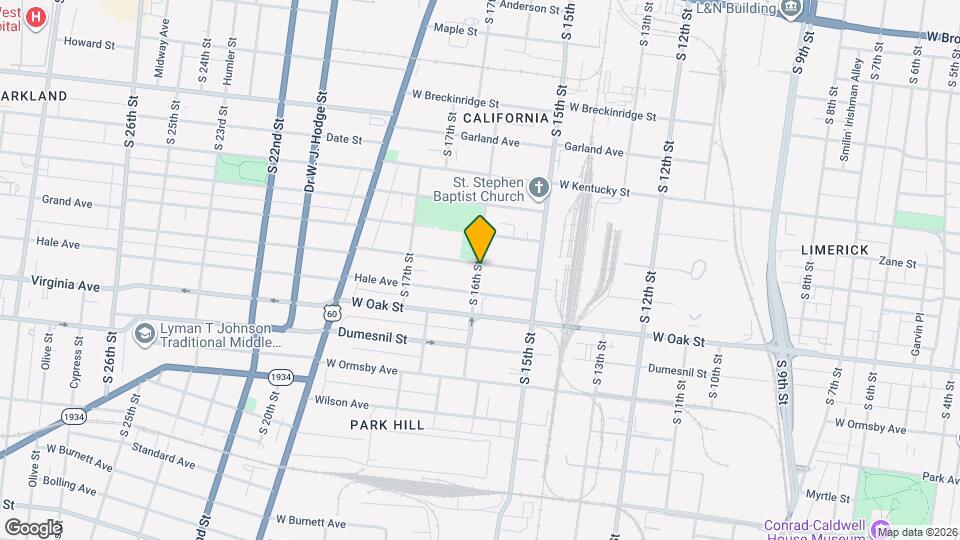 1552 Gallagher St Mapa y Detalles de la Ubicación
