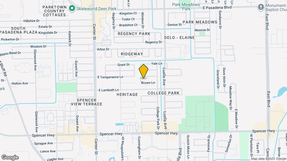 722 E Brown Ln Map and Location Details