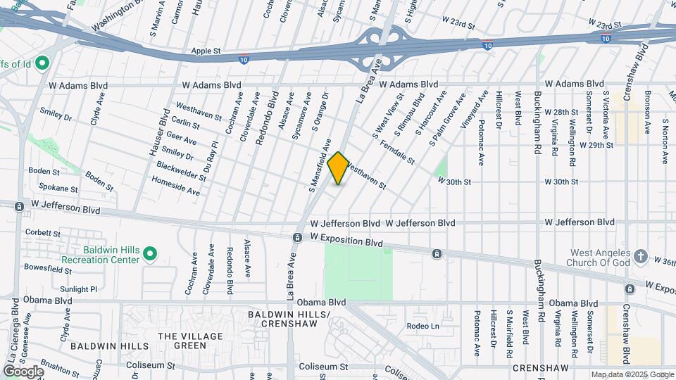2945 S West View St Map and Location Details