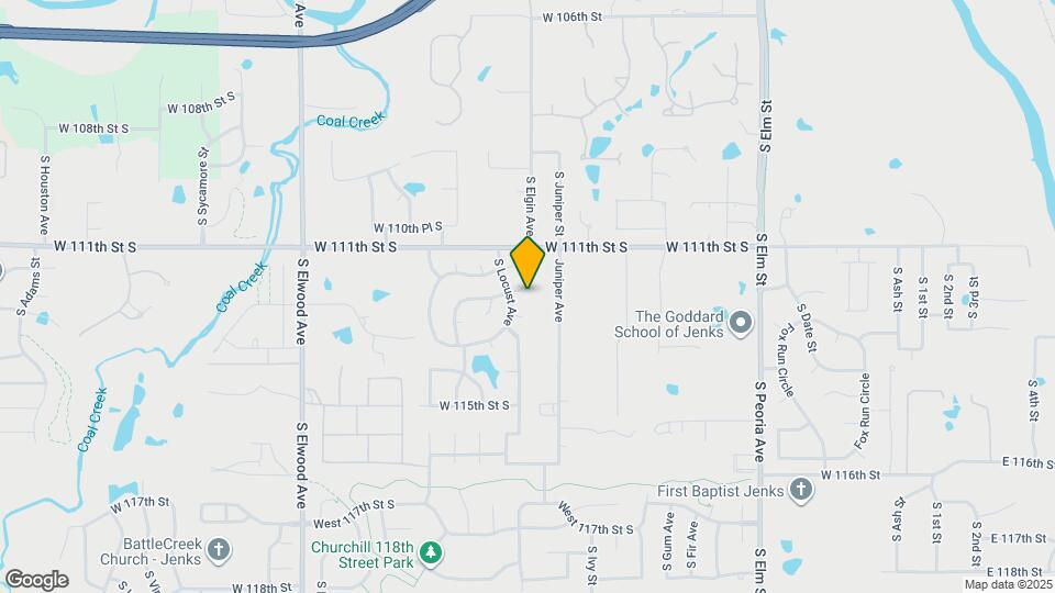 1201 W 112th St Mapa y Detalles de la Ubicación