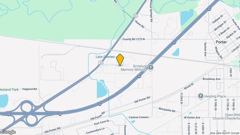 1283 Lake Charles Ave Map and Location Details