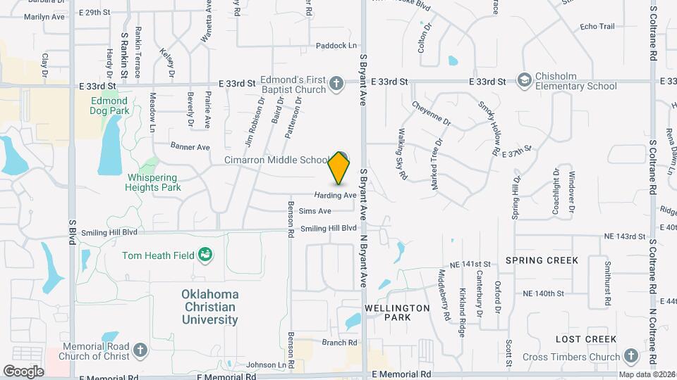 1401 Harding Ave Map and Location Details