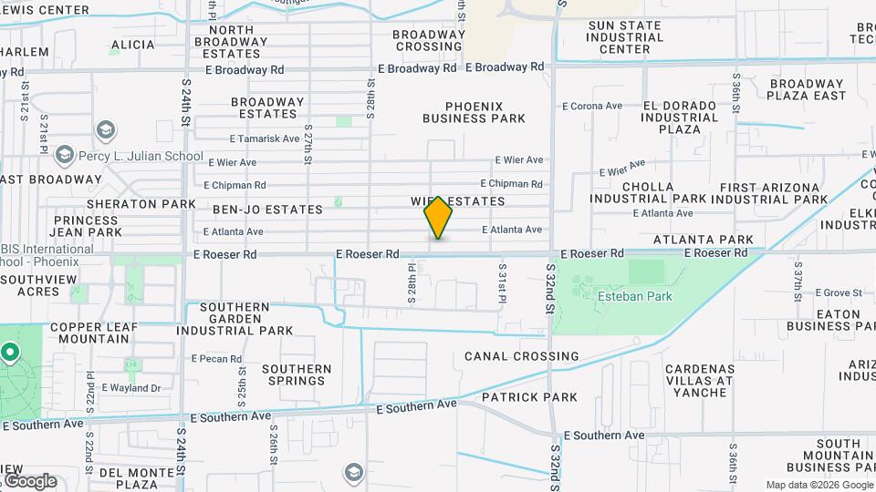 2904 E Roeser Rd Map and Location Details