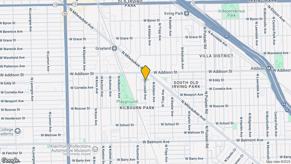 3529 N Lowell Ave Map and Location Details