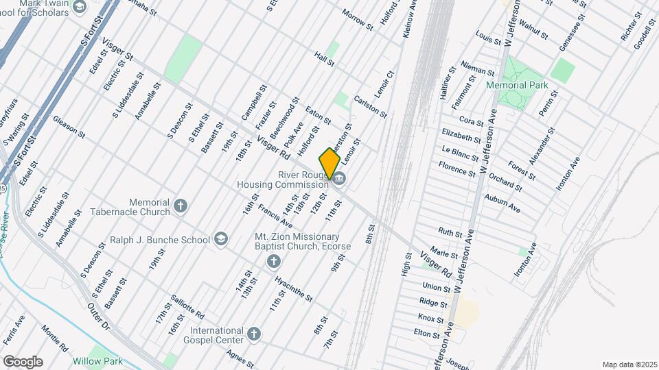 3444-3412 12th St Mapa y Detalles de la Ubicación
