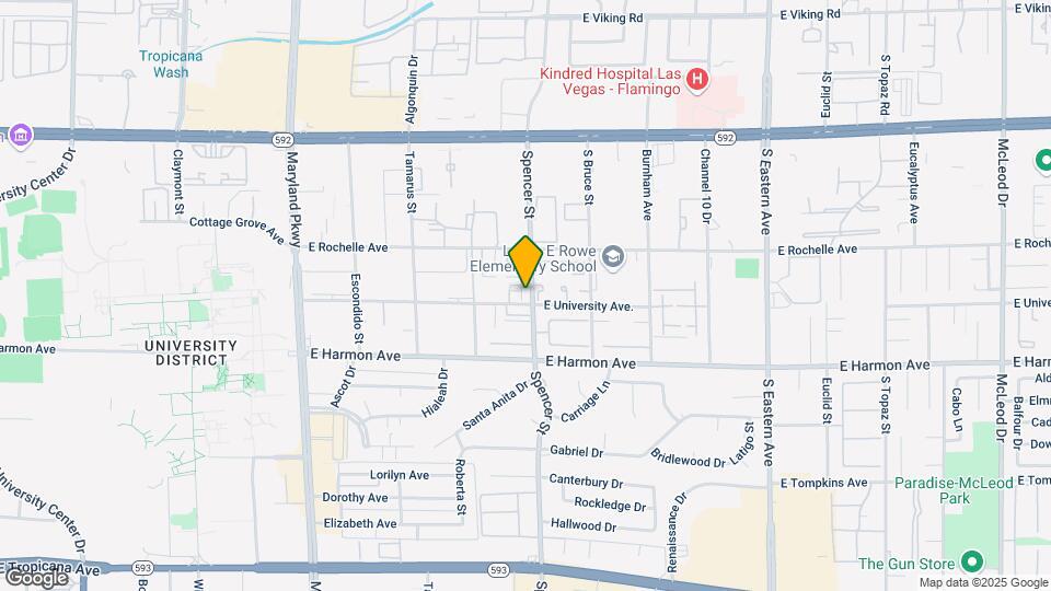 4375 Spencer St Map and Location Details