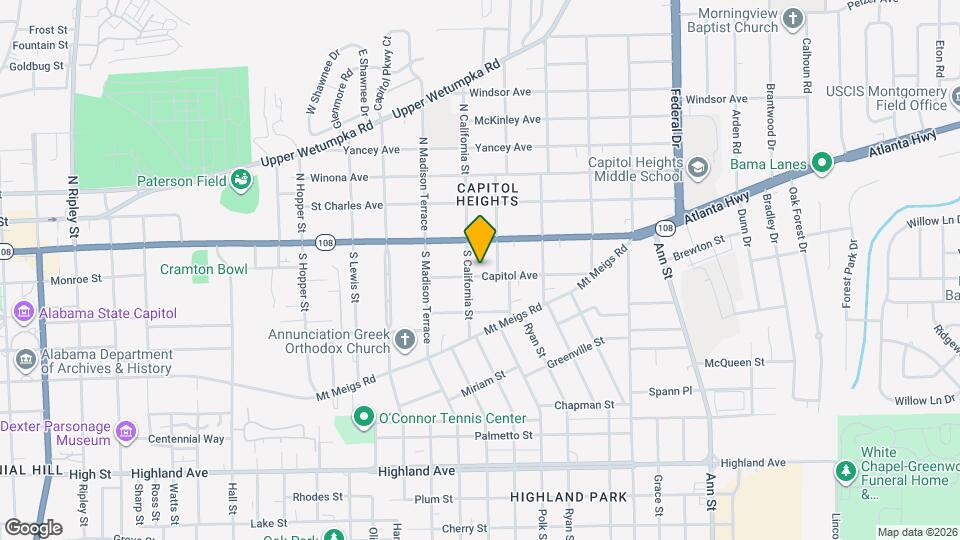 1911 Capitol Ave Map and Location Details